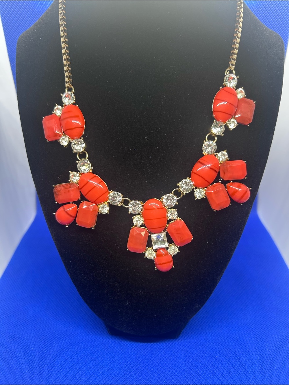 New Directions Cluster Crystal Statement Necklace